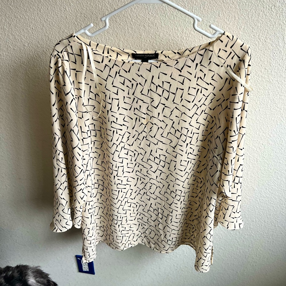 Banana republic boatneck blouse